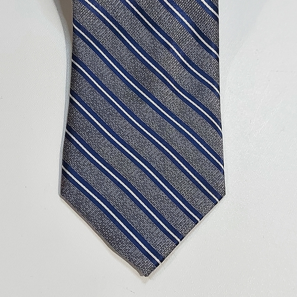 Joseph Abboud Angled Striped 100% Silk Neck Tie 👔 - Picture 5 of 10